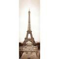 LIVING WALLS Fototapete "Eiffelturm Paris" Tapeten Fototapete Eiffelturm Braun Sepia 1,00 m x 2,80 m Vliestapete Gr. B/L: 1 m x 2,8 m, bunt (beige, grau, weiß) Fototapeten