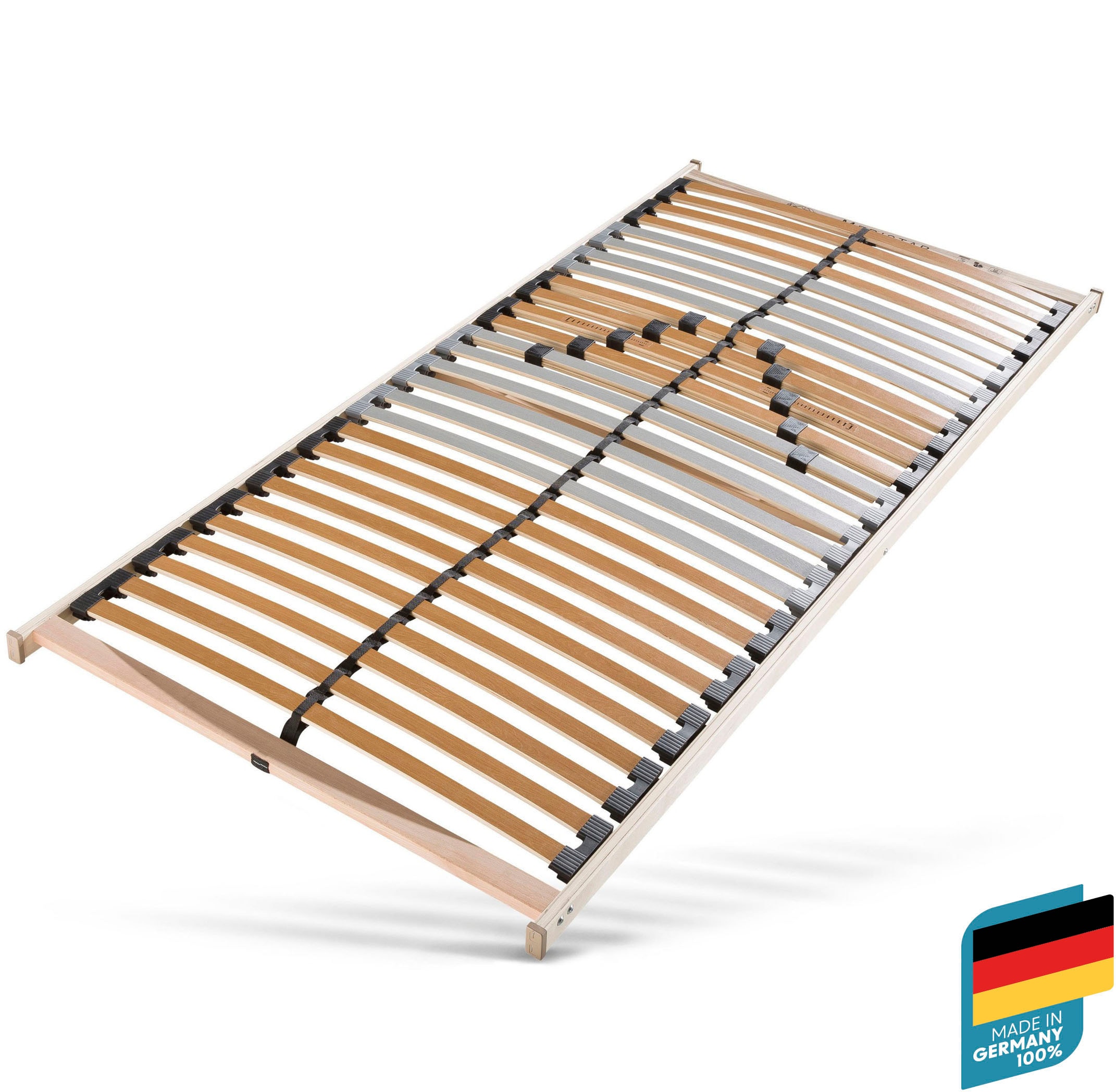 Lattenrost BECO "Lattenrost Medistar, Lattenrost in diversen Größen erhältlich", braun, B:100cm H:4,5cm L:200cm, Lattenroste, Lattenrost, flache Bauweise