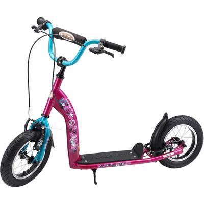 Scooter BIKESTAR, bunt (beere, türkis), ScooterB:51cm L:116cm, B:51cm L:116cm