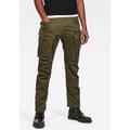 Cargohose G-STAR RAW "Rovic Zip 3D Tapered Pant" Gr. 36, Länge 32, grün (olivgrün) Herren Hosen Cargohosen