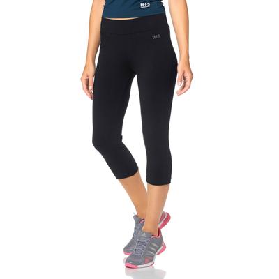 3/4-Hose H.I.S, Damen, Gr. 34, N-Gr, schwarz, Obermaterial: 90% Baumwolle, 10% Elasthan, unifarben, sportlich, schmal 3/4-Länge, Hosen, Topseller Image