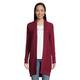 Longstrickjacke TOM TAILOR Gr. XXL, rot (bordeau) Damen Strickjacken Longstrickjacke Strickjacke lange