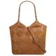 Shopper SAMANTHA LOOK Gr. B/H/T: 30 cm x 23 cm x 14 cm onesize, braun (cognac) Damen Taschen Handtaschen