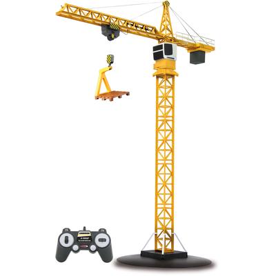 RC-Kran JAMARA "Liebherr Turmdrehkran", gelb, Fernlenkfahrzeuge, KinderH:100cm T:76cm, H:100cm T:76cm