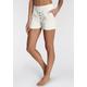 Shorts KANGAROOS Gr. 52/54, N-Gr, beige (ecru) Damen Hosen Kurze