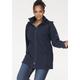 Fleecejacke POLARINO Gr. 52, blau (marine) Damen Jacken Sportjacken