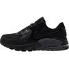 Sneaker NIKE SPORTSWEAR "Air Max Excee", Gr. 44, schwarz (schwarz, schwarz, schwarz, grau), Leder, Textil, sportlich, Schuhe