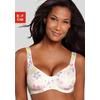 T-Shirt-BH NUANCE, Damen, Gr. 100, Cup F, weiß (weiß, pastell), Microtouch, Obermaterial: 82% Polyamid (TACTEL), 18% Elasthan (LYCRA), Basic, BHs, aus hochwertiger Microfaser