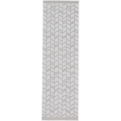 Läufer CARPETFINE "Boho 102", beige, B:75cm H:4mm L:200cm, Polypropylen, Teppiche, robustes Flachgewebe, Sisal Optik, UV-beständig, Außenbereich Image