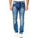 Straight-Jeans RUSTY NEAL "NEW YORK 29" Gr. 38, Länge 32, blau Herren Jeans Straight Fit
