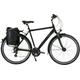 Trekkingrad HAWK BIKES "HAWK Trekking Gent Premium Plus Black" Fahrräder Gr. 52 cm, 28 Zoll (71,12 cm), schwarz Trekkingräder