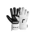 Torwarthandschuhe REUSCH "Attrakt Freegel Infinity" Gr. 7,5, schwarz-weiß (weiß, schwarz) Damen Handschuhe Sporthandschuhe