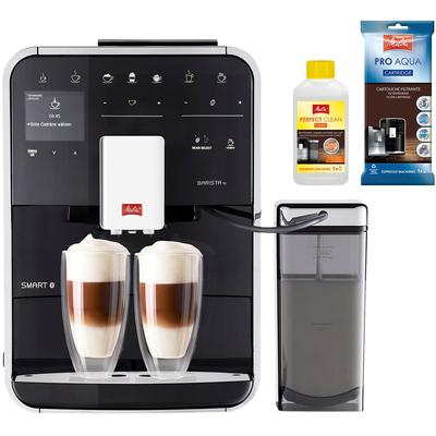 MELITTA Kaffeevollautomat "Barista TS Smart F850-102, schwarz", schwarz, B:25,9cm H:37,2cm T:46,7cm, Kaffeevollautomaten, 21 Kaffeerezepte & 8 Benutzerprofile, 2-Kammer Bohnenbehälter Image