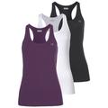 Tanktop H.I.S Gr. 44, lila (schwarz, weiß, lila) Damen Tops Sport