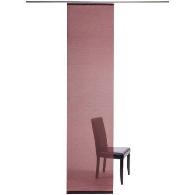 Schiebegardine HOMING "Manhattan", rot (karminrot), B:60cm H:245cm, Polyester, Gardinen, modern, Wohnzimmer, Schlafzimmer Image