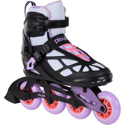 Inlineskates PLAYLIFE "Playlife Lancer" Gr. 40, lila (lavendel, schwarz, weiß), Inlineskates_Rollschuhe_Schlittschuhe, 40, Kunstfaser
