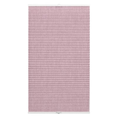 Plissee WOHNIDEE-KOLLEKTION "mit 2 Bedienschienen" Gr. 1, rosa, B:100cm H:130cm, Obermaterial: 100% Polyester, Plissees,