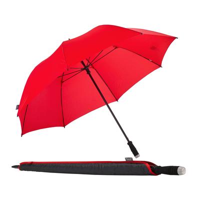Partnerschirm EUROSCHIRM "birdiepal compact", rot, Bezug: 100% Polyamid, uni, Regenschirme, Regenschirm für Zwei, mit extra großem Dach Image