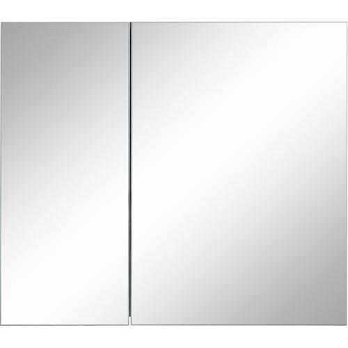 „Spiegelschrank HOME AFFAIRE „“Wisla““ Schränke Gr. B/H/T: 80 cm x 70 cm x 15 cm, 2 St., weiß (weiß, weiß) Bad-Spiegelschränke Breite 80 cm“