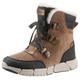 Winterboots GEOX "J Flexpyper Girl" Gr. 35, braun (braun, schwarz) Kinder Schuhe Stiefel Boots