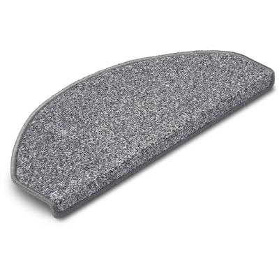 Stufenmatte HANSE HOME EXCLUSIV "Liberty", grau, B:28cm H:7mm L:65cm, Polypropylen, Teppiche, Uni, robust, kräftige Farben, Meliert, Treppe, Gekettelt, 15 er Set Image