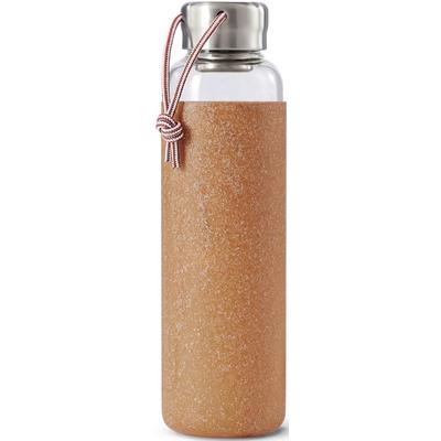 Trinkflasche BLACK+BLUM, braun, H:24cm, Borosilikatglas, Trinkflaschen, stylisch und auslaufsicher, 600 ml Image