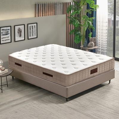 Taschenfederkernmatratze YATAS BEDDING, braun, B:200cm H:30cm L:200cm, Bezug (oben): 83% Polyester, 17% Viskose. Bezug (unten): 67% Polyester, 33% Lyocell (TENCEL). Steppfüllung (oben): 100% Polyester. Steppfüllung (unten): 100% Polyester,... Image