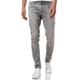 Straight-Jeans RUSTY NEAL "MELVIN" Gr. 31, Länge 34, grau (hellgrau) Herren Jeans Straight Fit