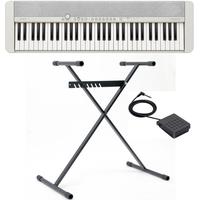 Home Keyboard CASIO Piano-Keyboard-Set CT-S1WESET Tasteninstrumente weiß Ab 6-8 Jahren