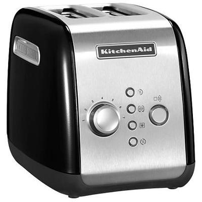 KITCHENAID Toaster "5KMT221EOB ONYX BLACK" schwarz (onyx black) 2-Scheiben-Toaster