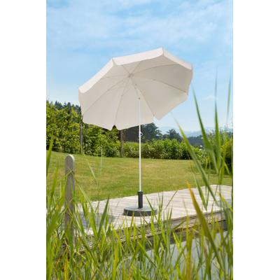 Sonnenschirm SCHNEIDER SCHIRME "Ibiza, TOPSELLER", beige (natur), Obermaterial: 100% Polyester, Standschirme, abknickbar