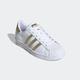 Sneaker ADIDAS ORIGINALS "SUPERSTAR" Gr. 40,5, weiß (cloud white, gold metallic, cloud white) Schuhe Sneaker