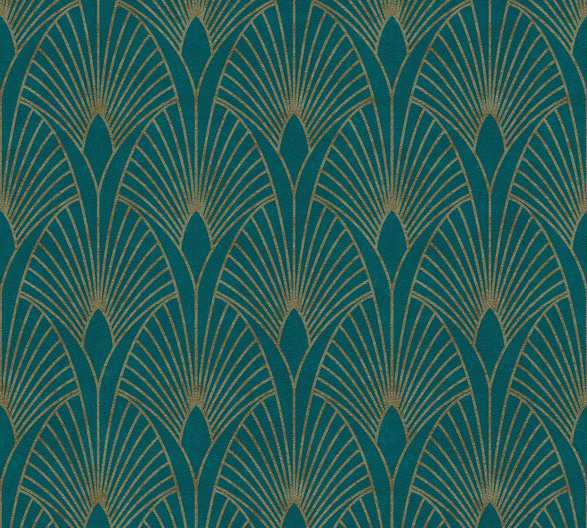 living walls "New Walls 50s Glam Art Deco Optik" Barock gemustert ornamental leicht strukturiert Tapete Art Deco Tapeten Wohnzimmer Schlafzimmer Küche Flur Design Büro