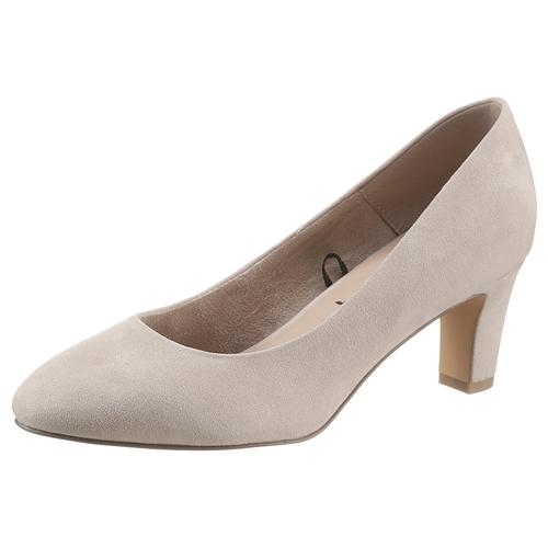 „Pumps TAMARIS „“DAENERYS““ Gr. 41, beige (ivory) Damen Schuhe in veganer Verarbeitung“