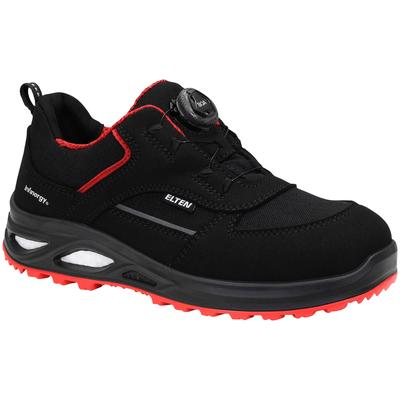 ELTEN Sicherheitsschuh "HANNAH XXTL BOA black-red Low ESD" Schuhe Gr. 42, schwarz (schwarz, rot) Arbeitsschuhe