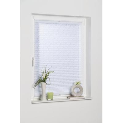 Plissee K-HOME "Capri" Gr. 28, weiß, B:45cm H:210cm, Obermaterial: 100% Polyester, Plissees, Ausbrennerstoff Image