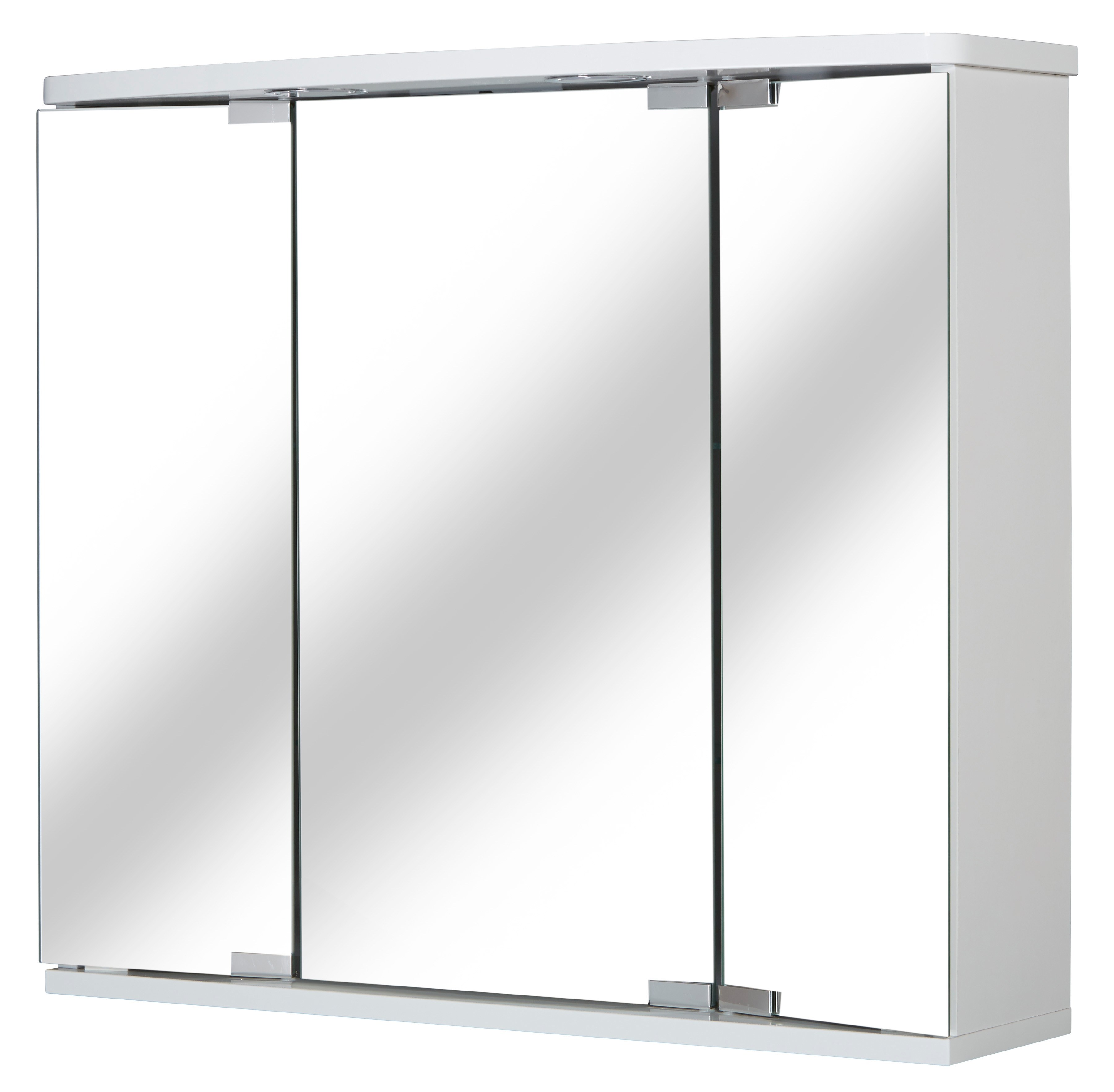 Spiegelschrank JOKEY "Funa LED", weiß, B:68cm H:60cm T:22cm, MDF, Schränke, Spiegelschrank Spiegelschrank mit Beleuchtung, weiß, 68 cm Breite Image