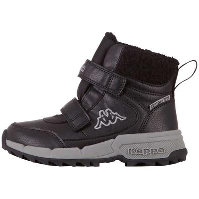 Outdoorwinterstiefel KAPPA Gr. 26, schwarz (black, grey) Schuhe Kinder