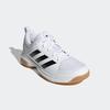 Handballschuh ADIDAS PERFORMANCE "LIGRA 7 INDOOR", Gr. 40, schwarz-weiß (cloud weiß, core schwarz, cloud weiß), Synthetik, Textil, sportlich, Schuhe