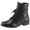 Schnürstiefelette GABOR, Damen, Gr. 42, schwarz, Kalbsleder, klassisch, Schuhe, Blockabsatz, Schnürboots, Businessschuh mit Best Fitting Ausstattung