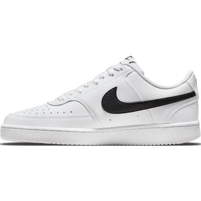 Sneaker NIKE SPORTSWEAR "COURT VISION LOW NEXT NATURE", Gr. 40,5, schwarz-weiß (weiß, schwarz, weiß), Synthetik, sportli