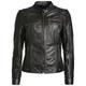 Bikerjacke JCC "Sirpa" Gr. 40, schwarz (black) Damen Jacken Übergangsjacken