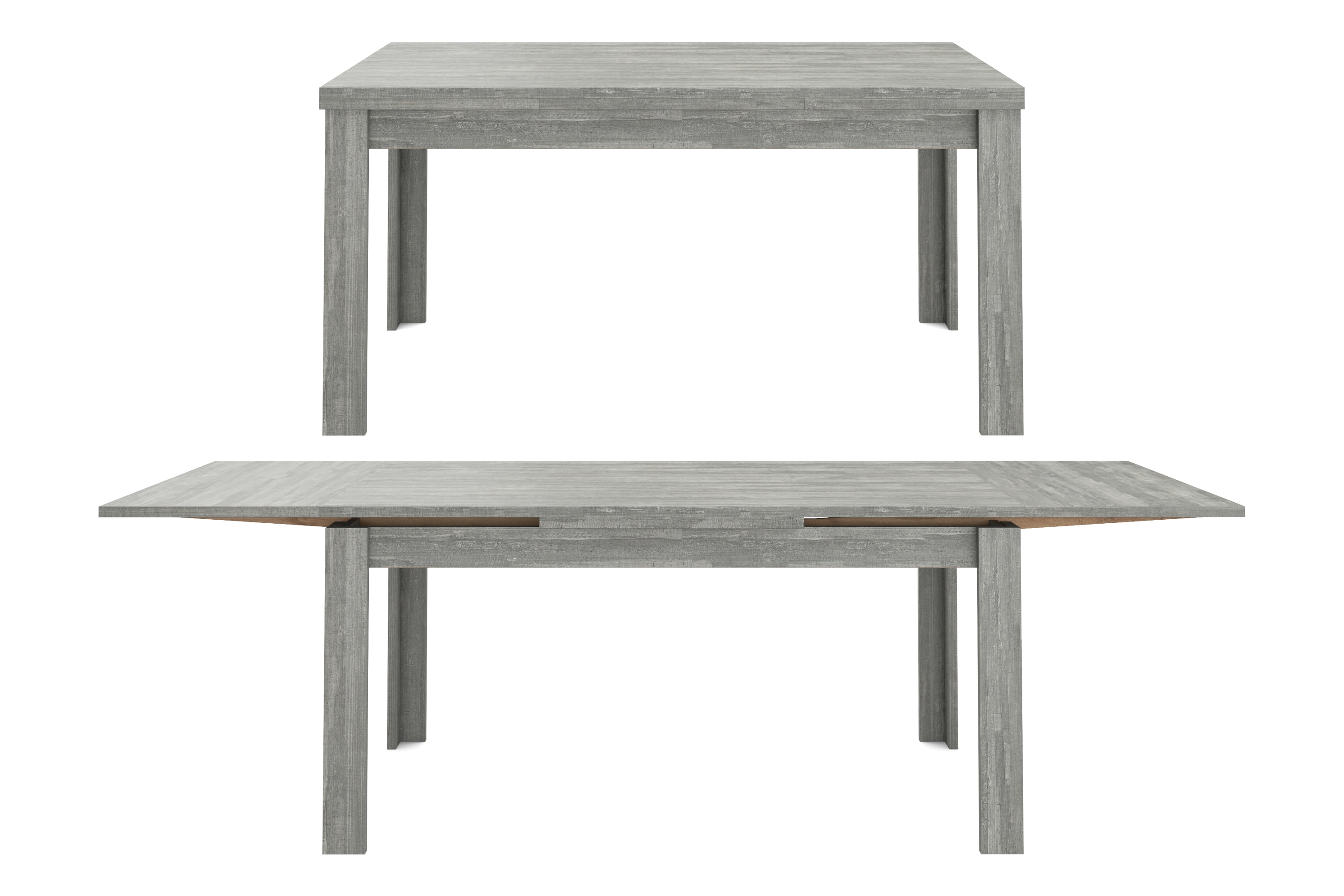 Esstisch MÄUSBACHER "Monti", grau (betonoptik), B:160cm H:78cm T:90cm, Tische, Esstisch, BESTSELLER, Tisch, Küchentisch, Auszugstisch ausziehbar auf 280 cm