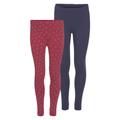 Leggings SCOUT "SPORTY" Gr. 128/134, N-Gr, blau (marine, rot) Kinder Hosen Leggings