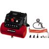 Kompressor EINHELL "TC-AC 190/6/8 OF", rot (baumarkt), B:32,1cm H:32,1cm L:38,3cm, Kompressoren