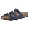Pantolette ANISTON SHOES, Damen, Gr. 41, blau (navy), Lederimitat, unifarben, klassisch, Schuhe, Gartenschuh, Berufsschuh, Hausschuh mit Veloursleder-Fußbett