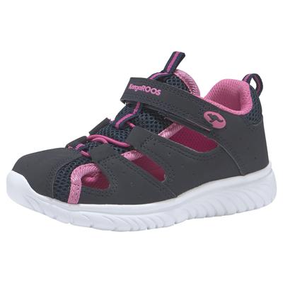 Sneaker KANGAROOS "KI-Rock Lite EV", Gr. 25, bunt (dk, navy, daisy, pink), Synthetik, Textil, sportlich, Schuhe, mit Klettverschluss