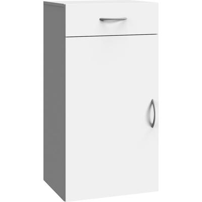 Kombikommode WIMEX "Multiraumkonzept", weiß, B:50cm H:98cm T:40cm, Spanplatte, Holzwerkstoff, Sideboards, Schubkästen auf Metallschienen Image