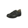 Klettschuh NATURAL FEET "Stockholm XL", Damen, Gr. 40, schwarz, Leder, casual, Schuhe, mit Platzhalter-Sohle