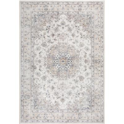 Teppich LUXOR LIVING "Prima 3" Gr. 2, beige (creme), B:80cm H:7mm L:150cm, Kunstfaser, Teppiche, Kurzflor, Orient-Optik, Vintage Design, auch als Läufer erhältlich Image